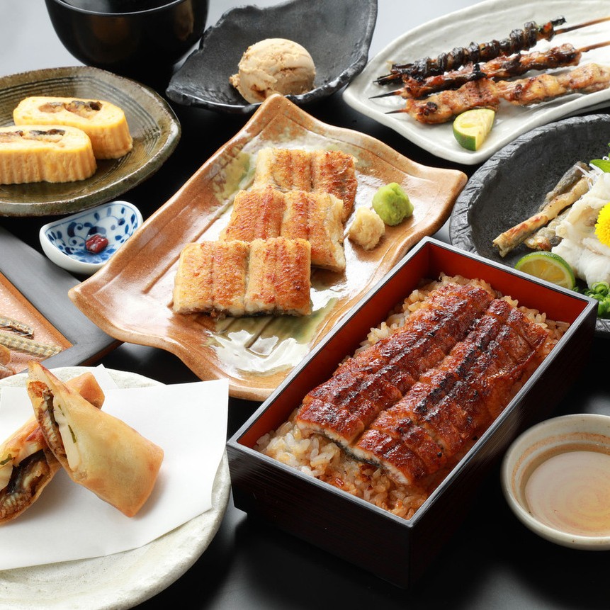 ◆関西でネット予約限定人気NO.1の会席＋1ドリンク付◆【会席】野菊～のぎく～記念日や接待、大切な方とのお食事に。最高のうなぎを様々な調理法で食べ尽くす。